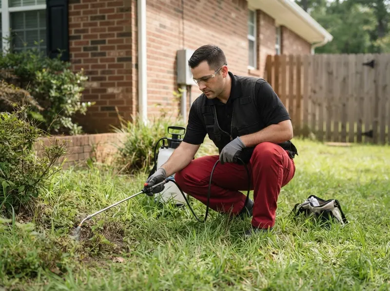 Flea and Tick Yard and Interior Extermination in columbia, SC